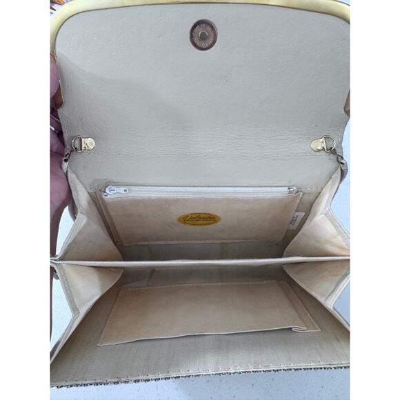 "VUTRUBA" 1960 Vintage Metal Mesh Crossbody Purse Snap Closure Chain Strap Clean - Picture 5 of 9